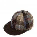 iteshop 現(xiàn)有 Harris Tweed 聯(lián)乘系列 飾 logo 格紋棒球帽