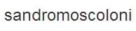 sandromoscoloni優(yōu)惠券