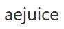 aejuice優(yōu)惠券