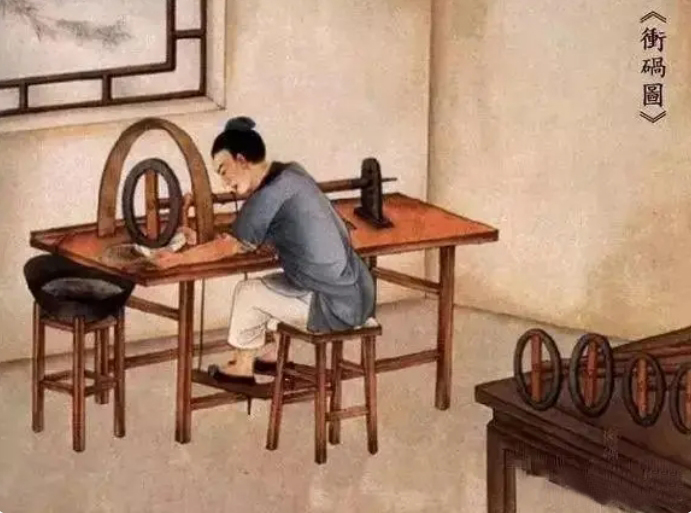 通過古代《玉作圖》，帶您了解古代玉雕師制玉工序